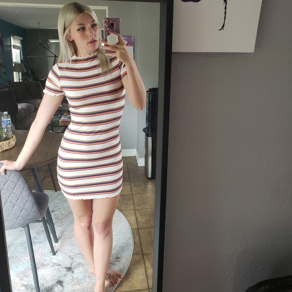 Pinstripe Bodycon dress